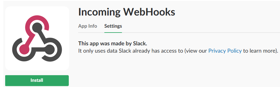 Incoming Webhooks